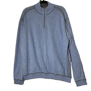 Tommy Bahama Sweater Men's Size XL  Pullover V-neck Reversible Cotton Multicolor